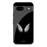 White Angel Wings Google Pixel 8A Glass Cases & Covers Online