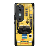 Yellow Racing Car Vivo V40 5G Glass Back Cover Online