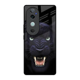 Angry Black Leopard Vivo V40 5G Glass Back Cover Online