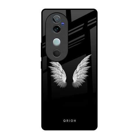 White Angel Wings Vivo V40 5G Glass Back Cover Online