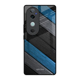 Multicolor Wooden Effect Vivo V40 5G Glass Back Cover Online