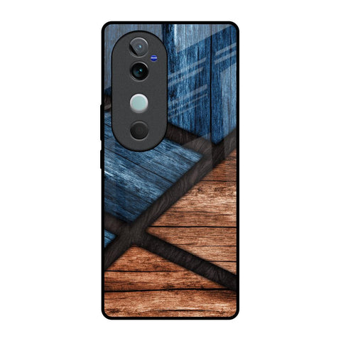 Wooden Tiles Vivo V40 5G Glass Back Cover Online