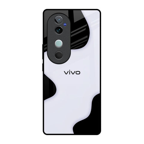 Wheat Cream Wavy Vivo V40 5G Glass Back Cover Online