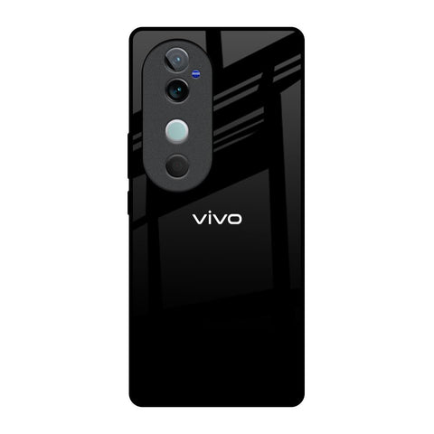 Jet Black Vivo V40 5G Glass Back Cover Online