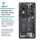 Skeleton Inside Glass Case for Vivo V40 5G