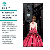 Fashion Princess Glass Case for Vivo V40 5G