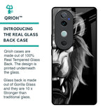 Wild Lion Glass Case for Vivo V40 5G