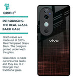 Wooden Mat Glass Case for Vivo V40 5G