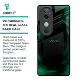 Green Well Glass Case for Vivo V40 5G