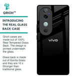 Jet Black Glass Case for Vivo V40 5G