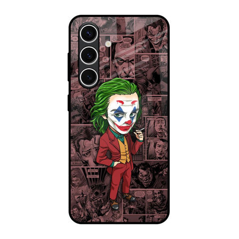 Joker Cartoon Samsung Galaxy S24 FE 5G Glass Back Cover Online