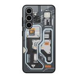 Retro Futuristic Samsung Galaxy S24 FE 5G Glass Back Cover Online