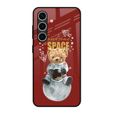 Astronaut Bear Samsung Galaxy S24 FE 5G Glass Back Cover Online