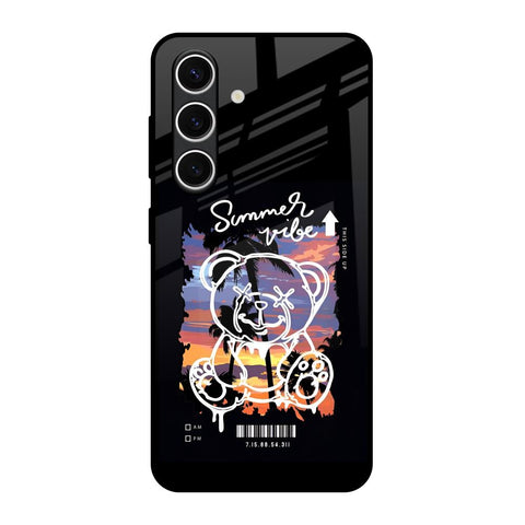 Summer Vibe Samsung Galaxy S24 FE 5G Glass Back Cover Online