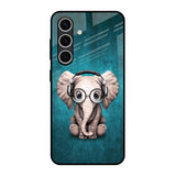 Adorable Baby Elephant Samsung Galaxy S24 FE 5G Glass Back Cover Online