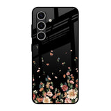 Floating Floral Print Samsung Galaxy S24 FE 5G Glass Back Cover Online