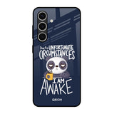 Struggling Panda Samsung Galaxy S24 FE 5G Glass Back Cover Online