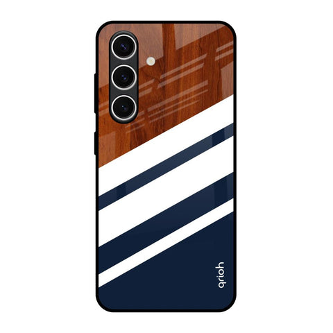 Bold Stripes Samsung Galaxy S24 FE 5G Glass Back Cover Online