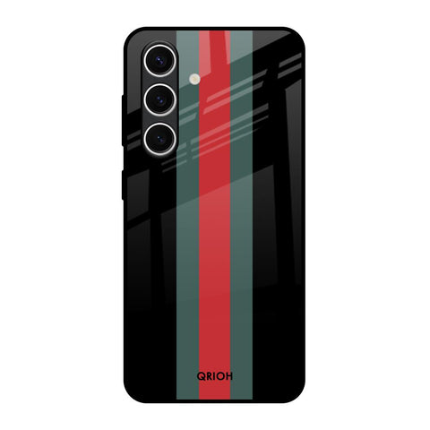 Vertical Stripes Samsung Galaxy S24 FE 5G Glass Back Cover Online