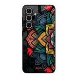 Retro Gorgeous Flower Samsung Galaxy S24 FE 5G Glass Back Cover Online