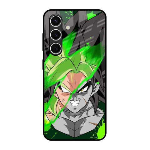 Anime Green Splash Samsung Galaxy S24 FE 5G Glass Back Cover Online