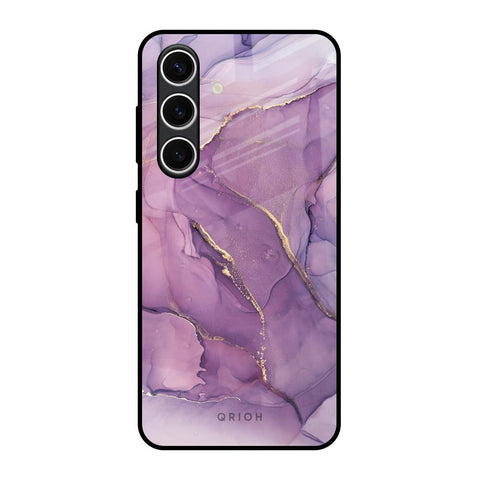 Purple Gold Marble Samsung Galaxy S24 FE 5G Glass Back Cover Online