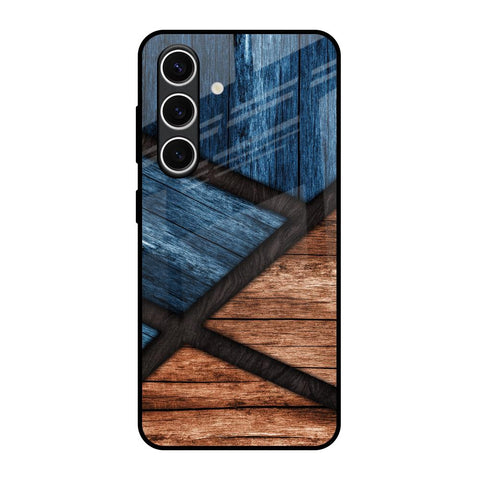 Wooden Tiles Samsung Galaxy S24 FE 5G Glass Back Cover Online