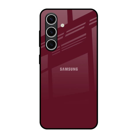 Classic Burgundy Samsung Galaxy S24 FE 5G Glass Back Cover Online