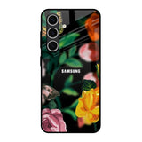 Flowers & Butterfly Samsung Galaxy S24 FE 5G Glass Back Cover Online