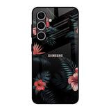 Tropical Art Flower Samsung Galaxy S24 FE 5G Glass Back Cover Online