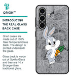 Cute Baby Bunny Glass Case for Samsung Galaxy S24 FE 5G