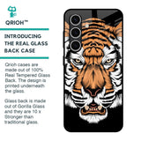 Angry Tiger Glass Case For Samsung Galaxy S24 FE 5G