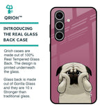 Funny Pug Face Glass Case For Samsung Galaxy S24 FE 5G