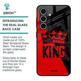 I Am A King Glass Case for Samsung Galaxy S24 FE 5G