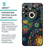 Owl Art Glass Case for Samsung Galaxy S24 FE 5G