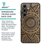 Luxury Mandala Glass Case for Samsung Galaxy S24 FE 5G