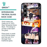 Anime Eyes Glass Case for Samsung Galaxy S24 FE 5G