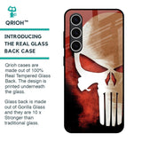 Red Skull Glass Case for Samsung Galaxy S24 FE 5G