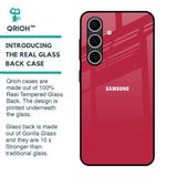 Solo Maroon Glass case for Samsung Galaxy S24 FE 5G