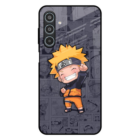 Orange Chubby Samsung Galaxy M35 5G Glass Back Cover Online