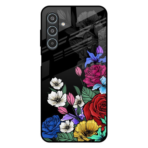 Rose Flower Bunch Art Samsung Galaxy M35 5G Glass Back Cover Online