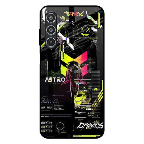 Astro Glitch Samsung Galaxy M35 5G Glass Back Cover Online