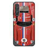 Racing Vintage Samsung Galaxy M35 5G Glass Back Cover Online