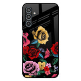 Floral Decorative Samsung Galaxy M35 5G Glass Back Cover Online