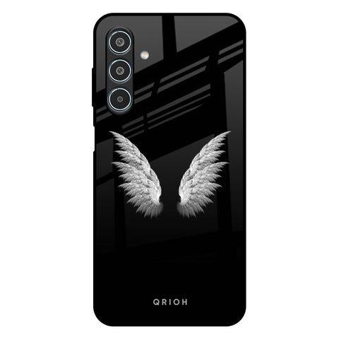 White Angel Wings Samsung Galaxy M35 5G Glass Back Cover Online