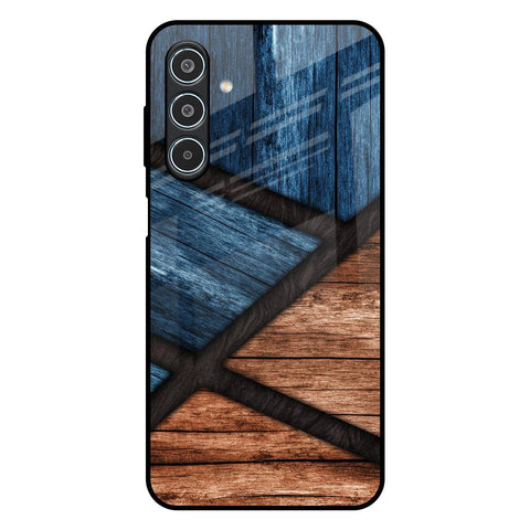 Wooden Tiles Samsung Galaxy M35 5G Glass Back Cover Online