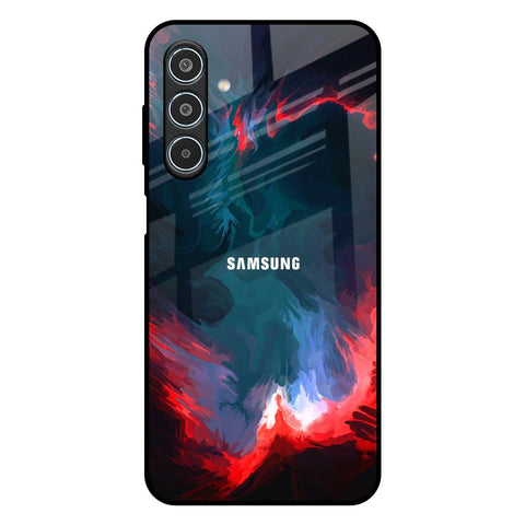 Brush Art Samsung Galaxy M35 5G Glass Back Cover Online