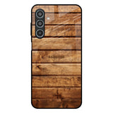 Wooden Planks Samsung Galaxy M35 5G Glass Back Cover Online