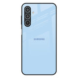 Pastel Sky Blue Samsung Galaxy M35 5G Glass Back Cover Online