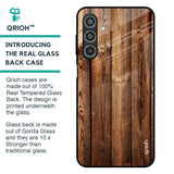 Timber Printed Glass Case for Samsung Galaxy M35 5G